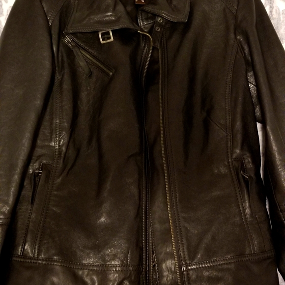 Danier Black Leather Jacket - Picture 1 of 1